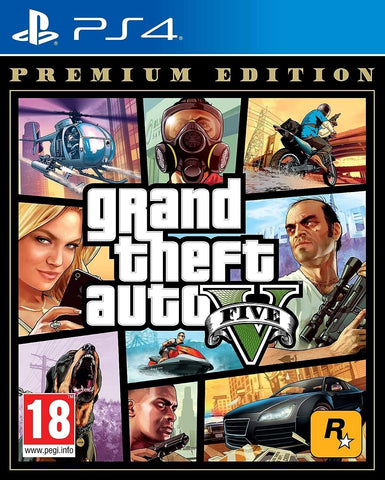 Grand Theft Auto 5 GTA V Premium Edition PS4 PlayStation 4 - BRAND NEW & SEALED