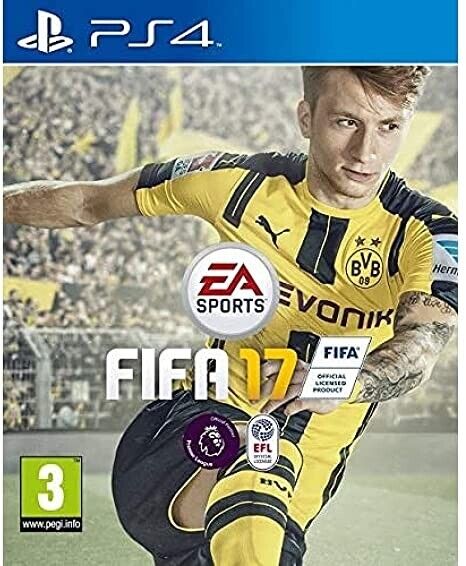 FIFA 17 Football PS4 Video Game (Sony PlayStation 4, 2016) PEGI 3